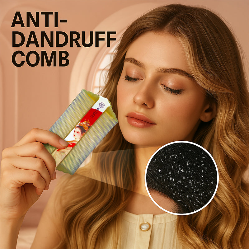 COMB | ZXUNASMR | Double Sided Fine Tooth Combs, Dandruff and Lice Removal, Beard and Hair Styling, Portable and Lightweight