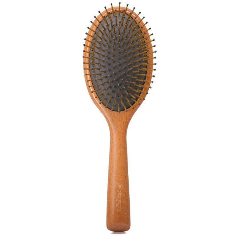COMB | ZXUNASMR | Beechwood Nylon Air Bag Cushion Brush | Smoothing Styling & Hair Care | High-Resilience, Scalp Massaging, Gentle Detangling.