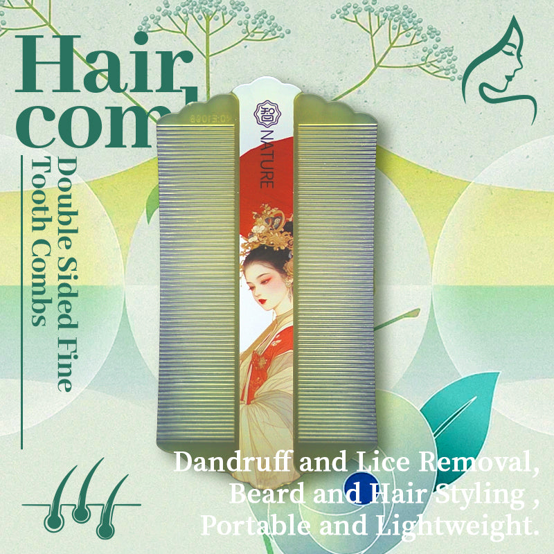 COMB SET | ZXUNASMR | Double the care, double the shin | Haircare comb set for healthier, more radiant hair.